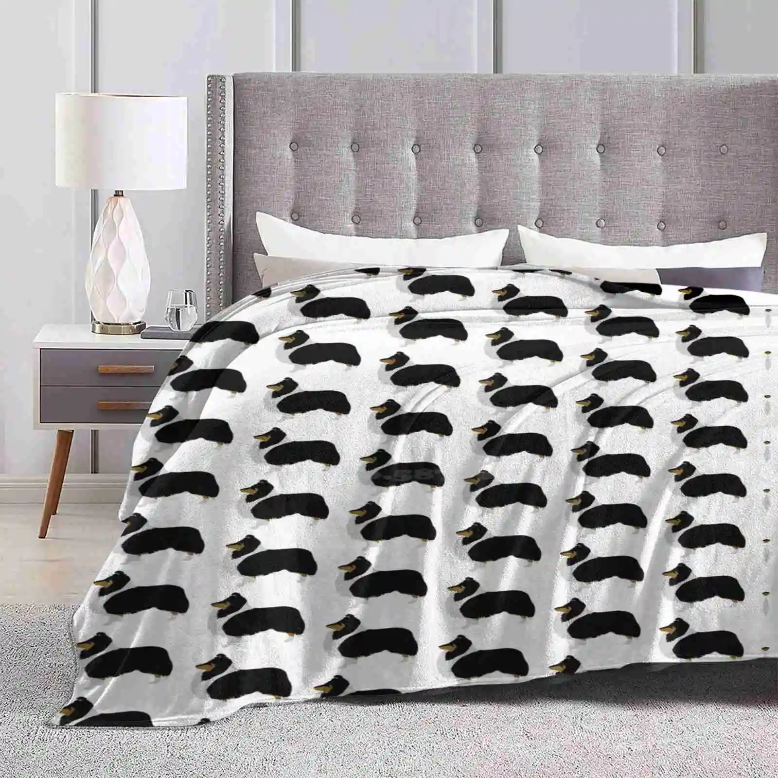 Shetland Sheepdog ( Tri ) Super Warm Soft Blankets Throw On Sofa/Bed/Travel Shetland Sheepdog Sheltie Collie Silhouette