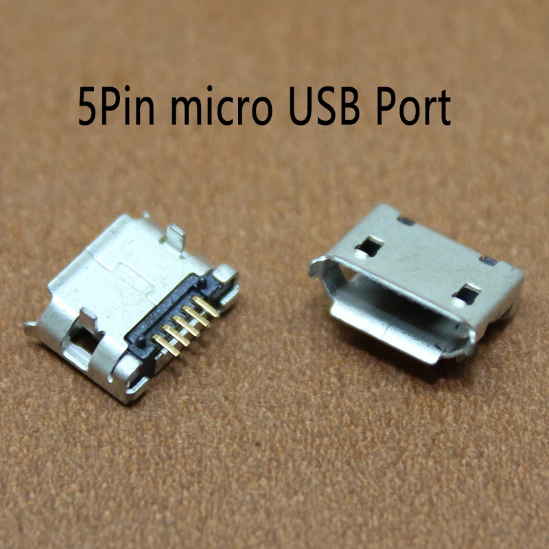 Micro USB 5Pin 5P Jack Charging Port Plug Dock Charger DIP SMD For Phone Tabletels Speakers Toy Etc Port Socket Power Connector