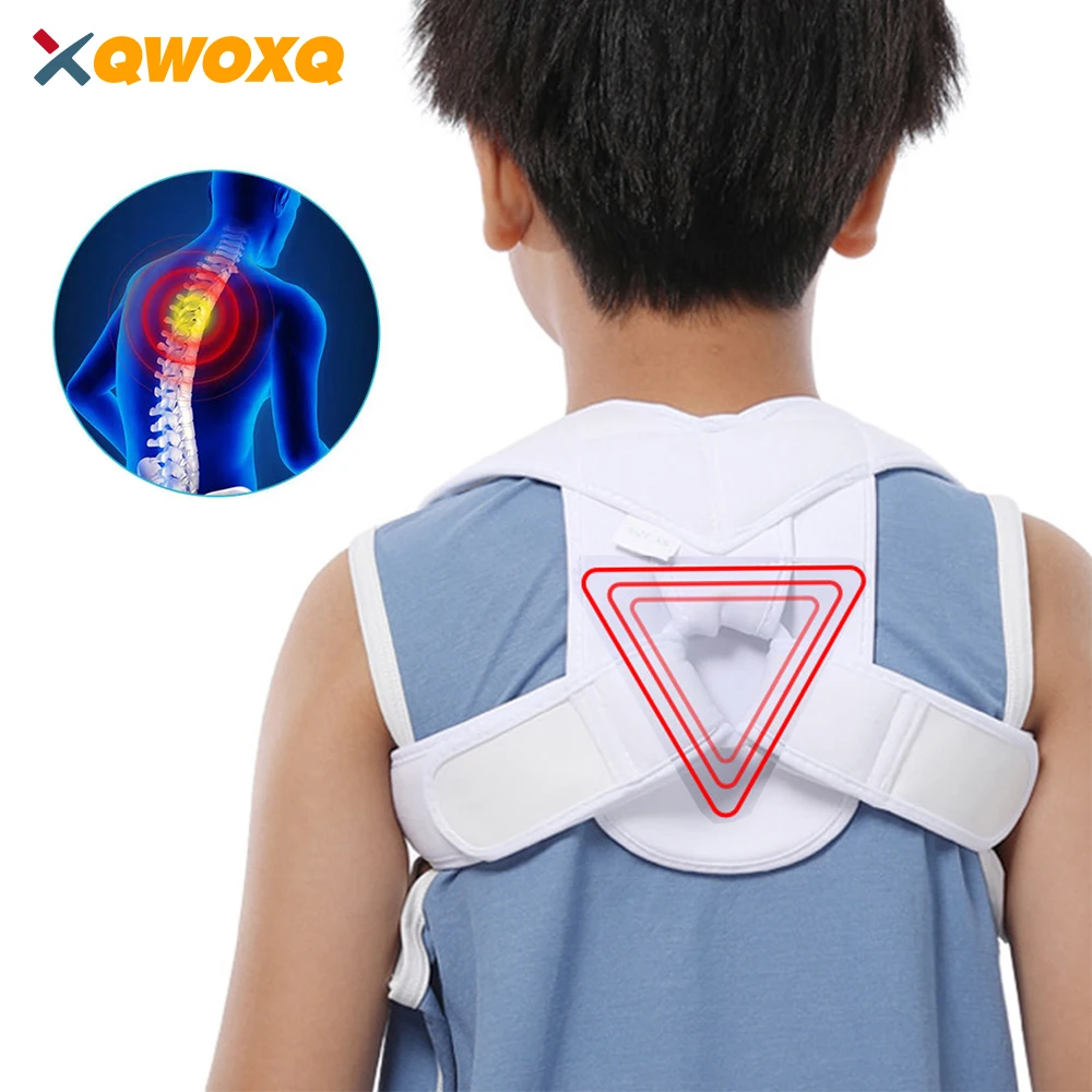 Clavicle Braces Posture Corrector for Children, Broken Collarbone Sling for Injuries, Support Strap for Upper Back Straightening