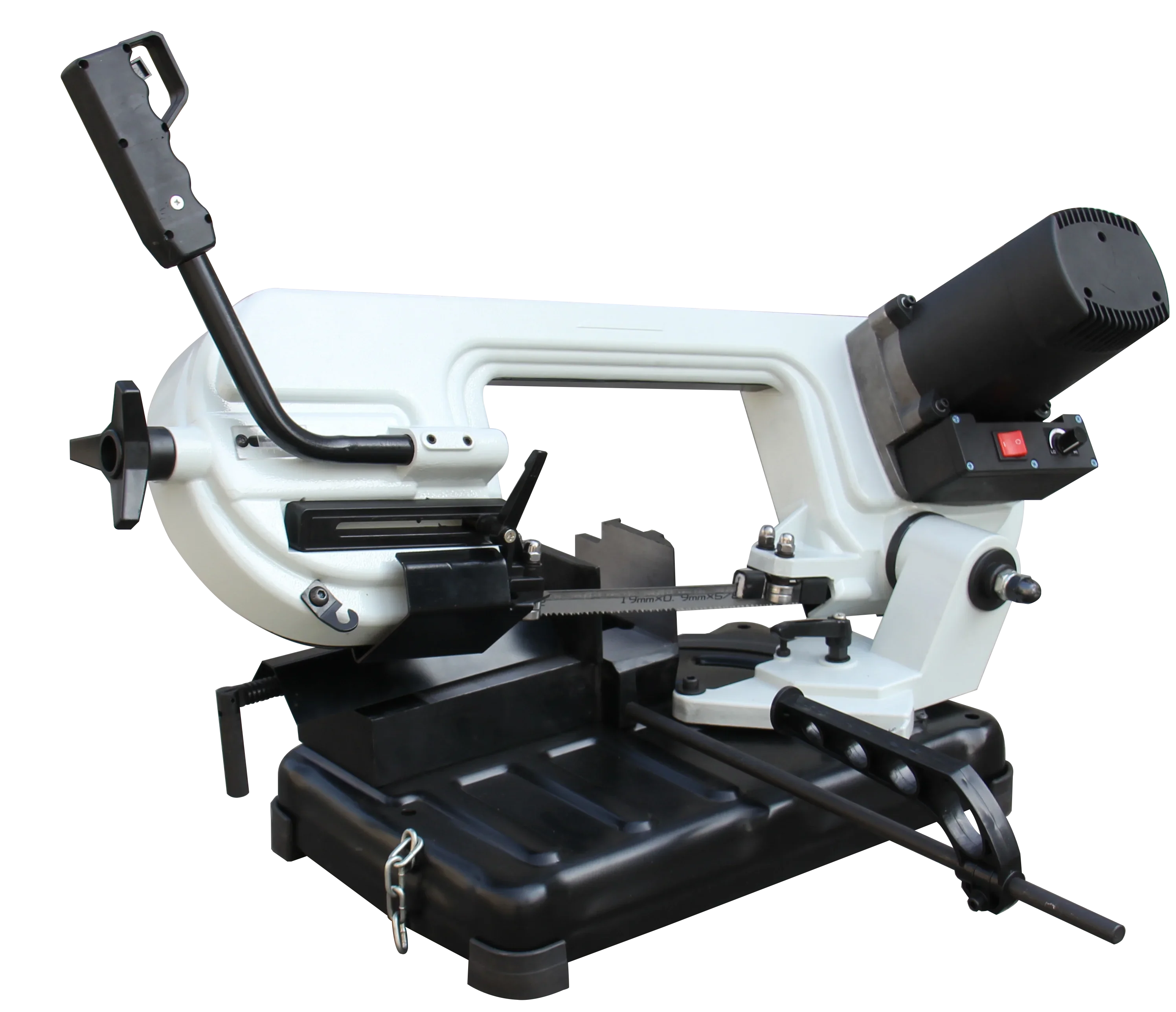 

BS-150 TTMC Мини-ленточная пила для резки металла, ленточная пила с регулируемой скоростью