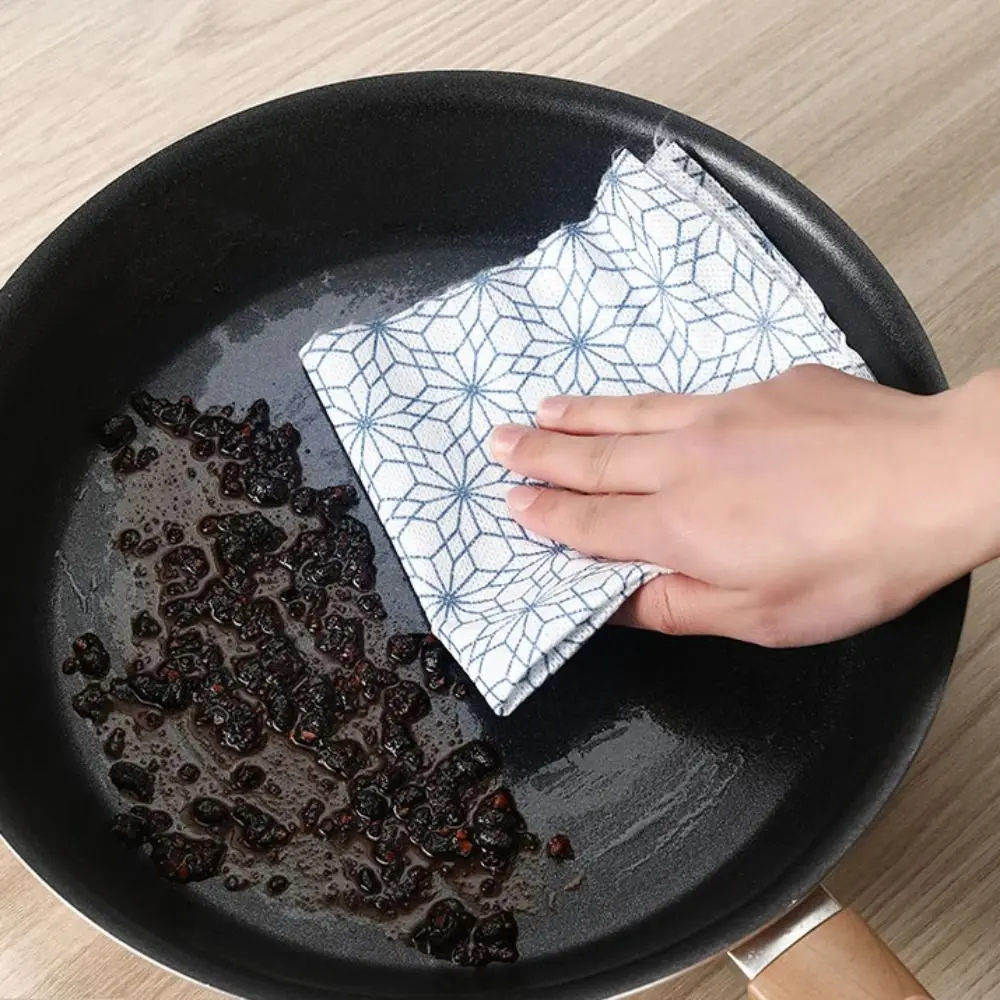 40Pcs/roll Reusable Cleaning Cloths Kitchen Lazy Dishcloth Rag Strong Absorbent Thicken Multi-purpose Non-woven Towel