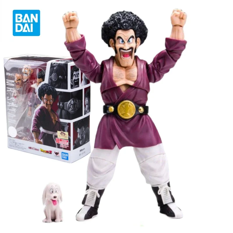 Bandai-figura de acción de Dragon Ball Z, modelo de PVC Original SHF, Mister Satan, colecciones de montaje, juguetes, regalos Hoilday, en Stock