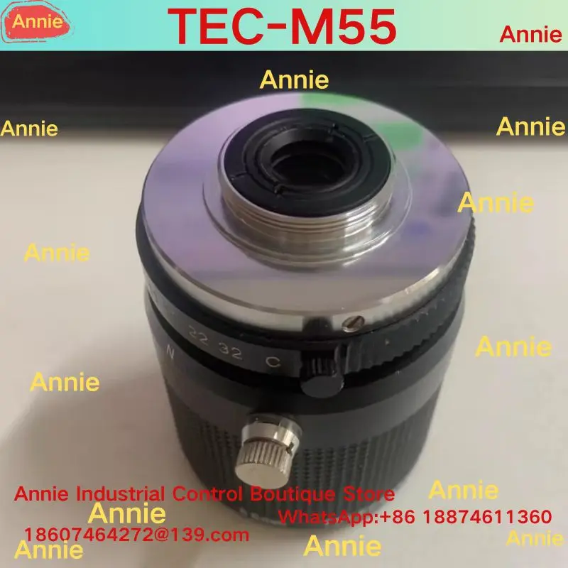 Second-hand test OK  TEC-M55 Industrial Lens 2/3 Fixed Focus 55mm