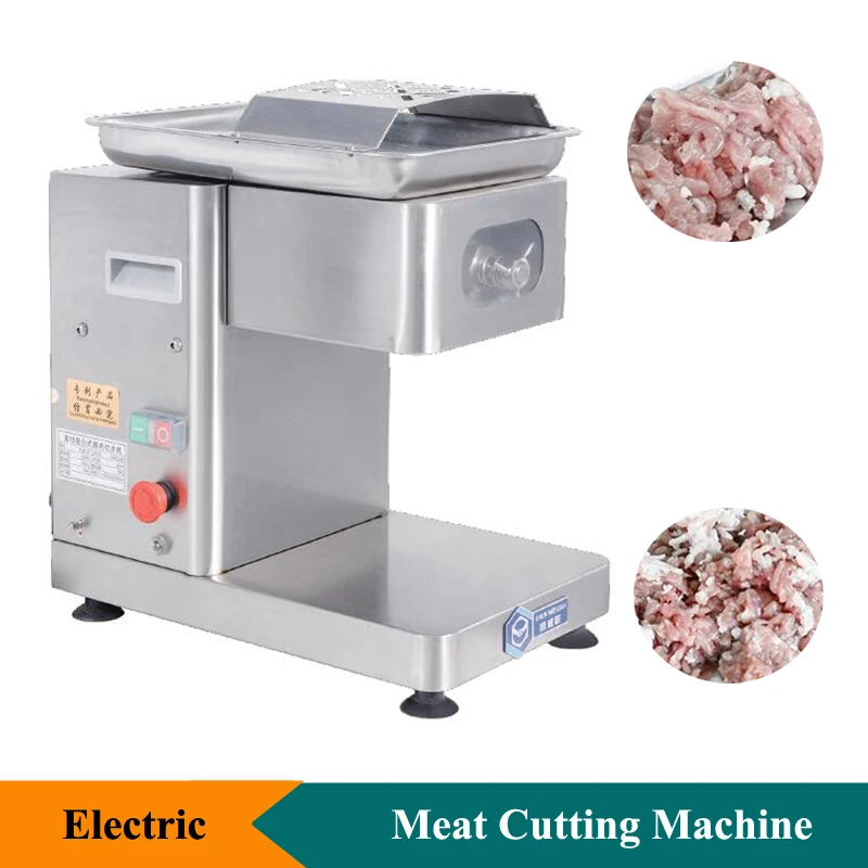 180kg/H Electric Meat Slicer Machine Pork Cutter Fish Slicing Machine Chicken Breast Slicer Beef Cutting Machine Meat Cutter