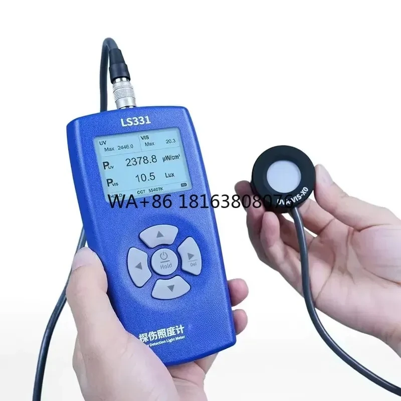 Premium UV Lux Meter LS331 High Precision Multifunctional Flaw Detection Light Meter UV Radiometer Black Light Meter