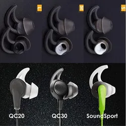 3 Pairs Silicone Earphone Replacement Noise Isolation Earbuds Tips for Bose Soundsport Wileless QC20 QC30 SIE2 IE3 Headphones