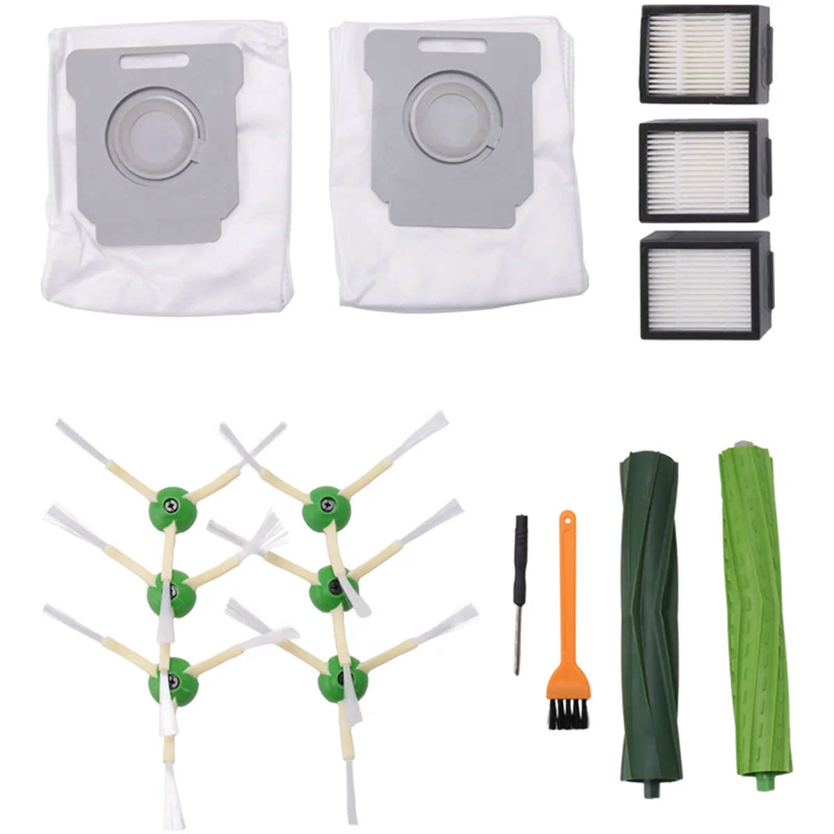 Adatto per iRobot Spazzare Robot Accessori Sacchetto per la polvere I7 I7+ E5 E6 I3 Spazzola principale Spazzola laterale Accessori filtro