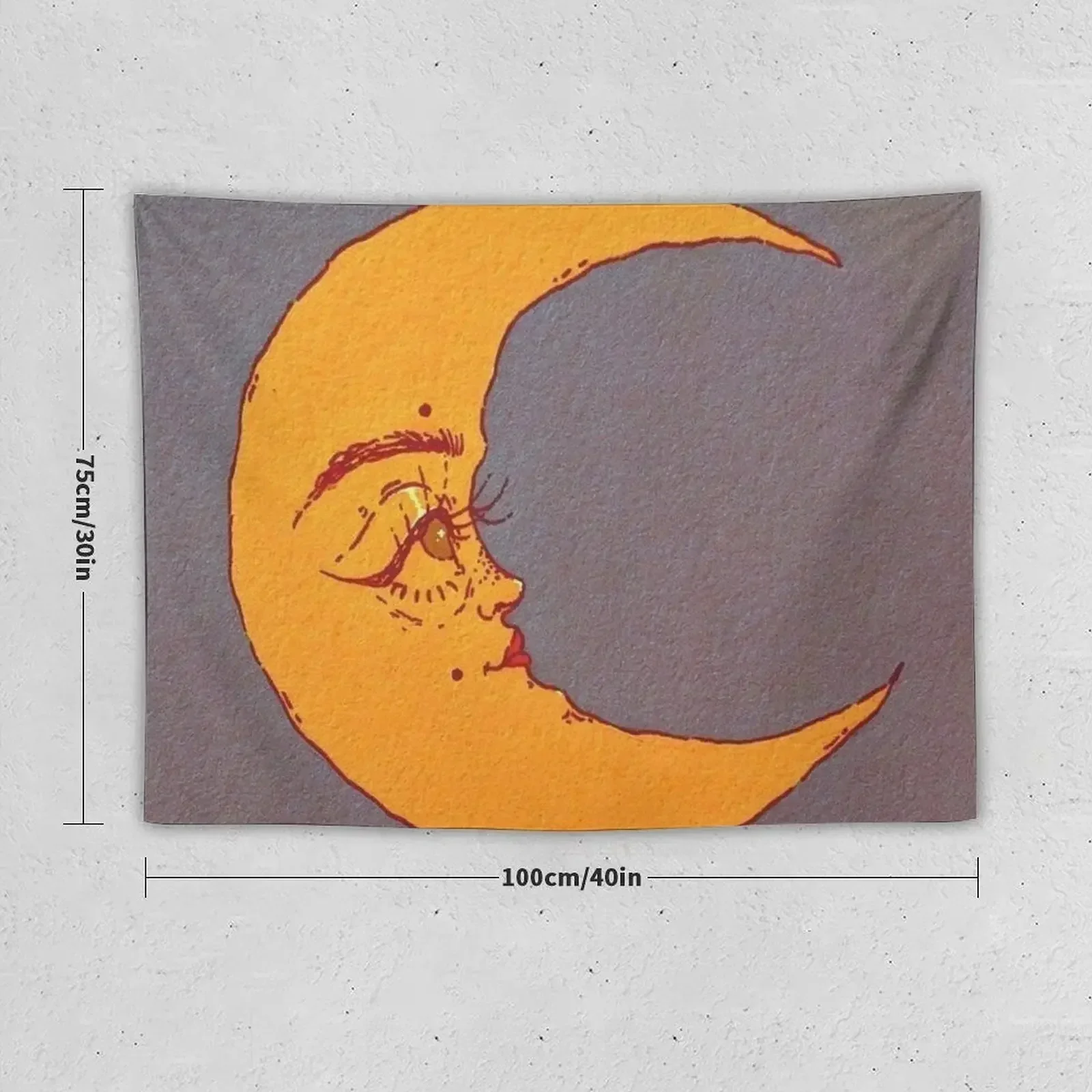 moon looking up Tapestry House Decor Home Decorating Tapestry