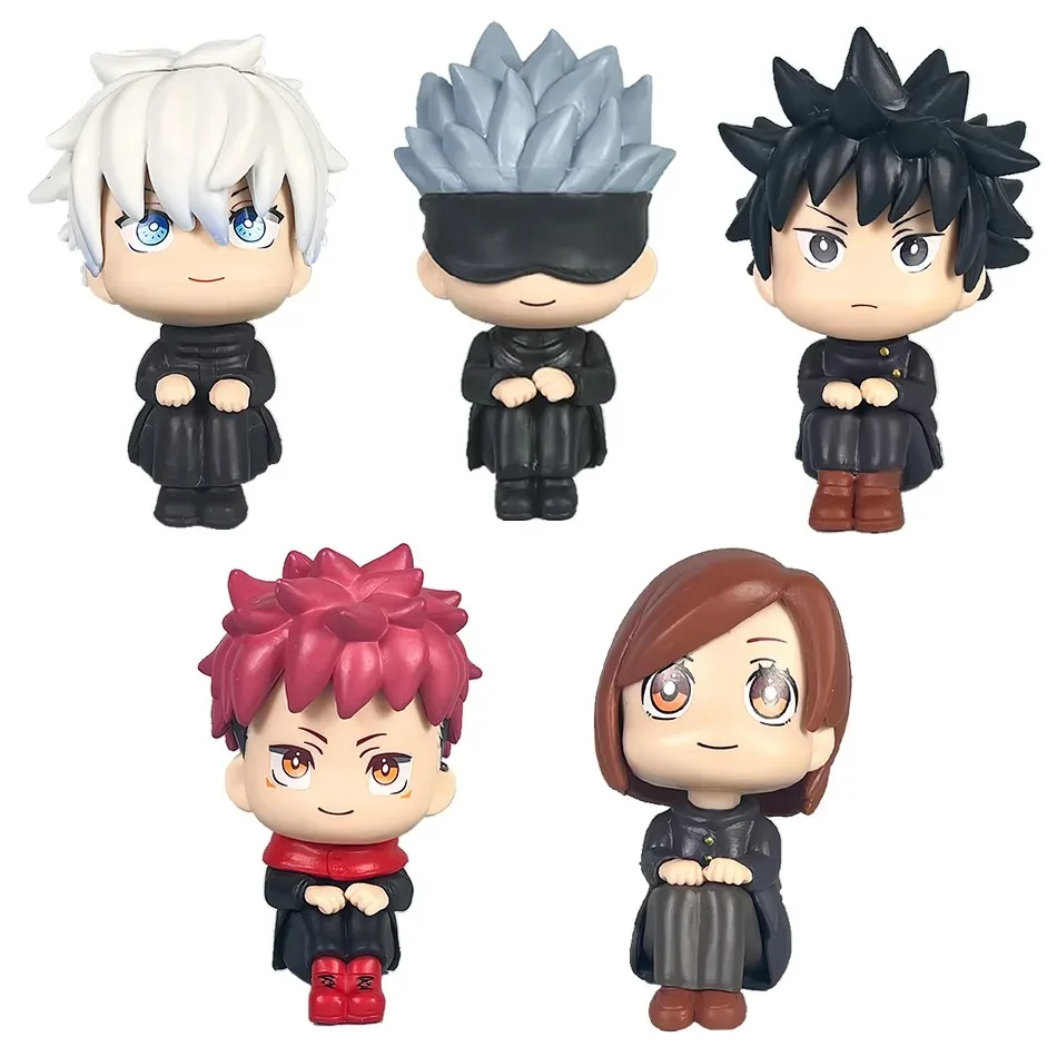 Anime Jujutsu Kaisen Figurine Satoru Gojo Geto Suguru Action Figures Collezione di modelli in PVC Giocattoli Ornamento da scrivania Regali