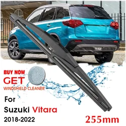 Car Wiper Blade Rear Back Window Windscreen Windshield Wipers For Suzuki Vitara Hatchback 255 mm 2018-2022 Auto Accessories