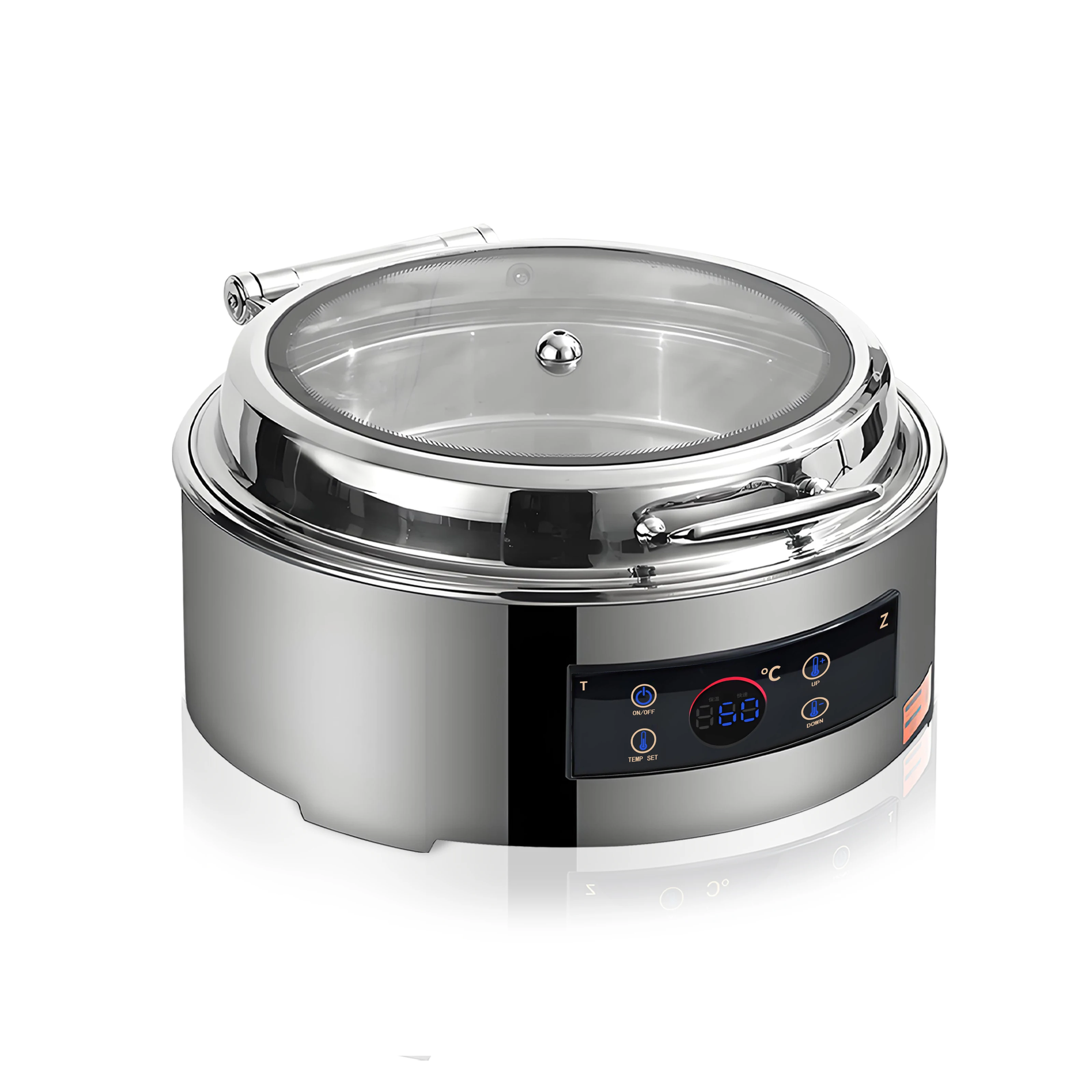 YITIAN Hotel Restaurant Luxury Catering Electric Stainless Steel Buffet Electric Plane Chafing Dish Food Heater Warmer Tray Set