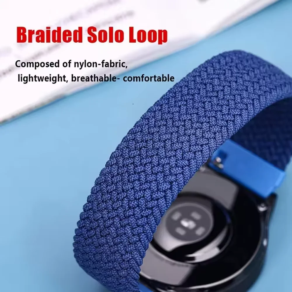 Tali Jam Tangan 22mm Nylon Bra - Solo Loop Strap ulasan dan harga