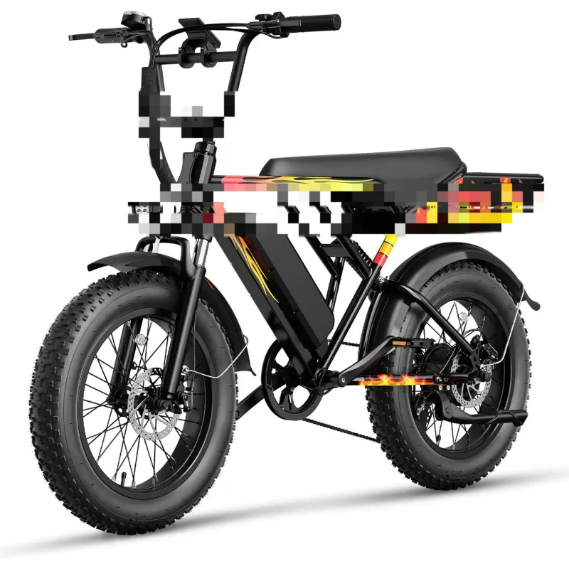 [Exclusive link]AQJasion RetroVolt Electric Bike for Adults With Front Basket