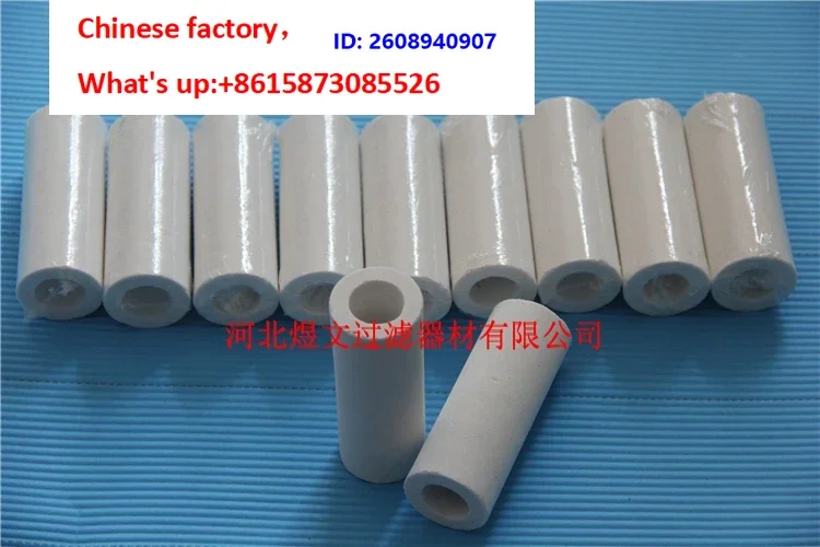 1PCS Sampling Probe Ceramic Filter Cartridge  Fl-ue G-as Online Monitoring Filter Corundum Sampler Microporous Filt-er Cartridge