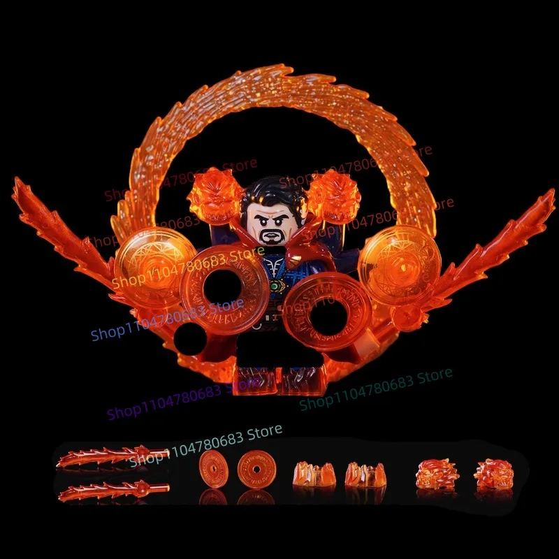 MOC Bouwstenen Demon Doctor Mini Figuur Assemblagemodel Display Beeldje Anime TV Decor Speelgoed Vakantiecadeau Collectible