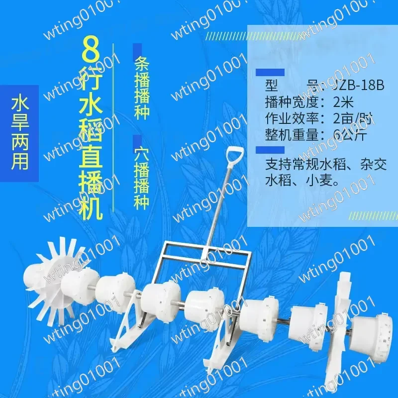 for Hand-held Transplanting Tool Multifunction Paddy Planter Rice Drum Seeder Efficient Manual Seedling Device for Farming