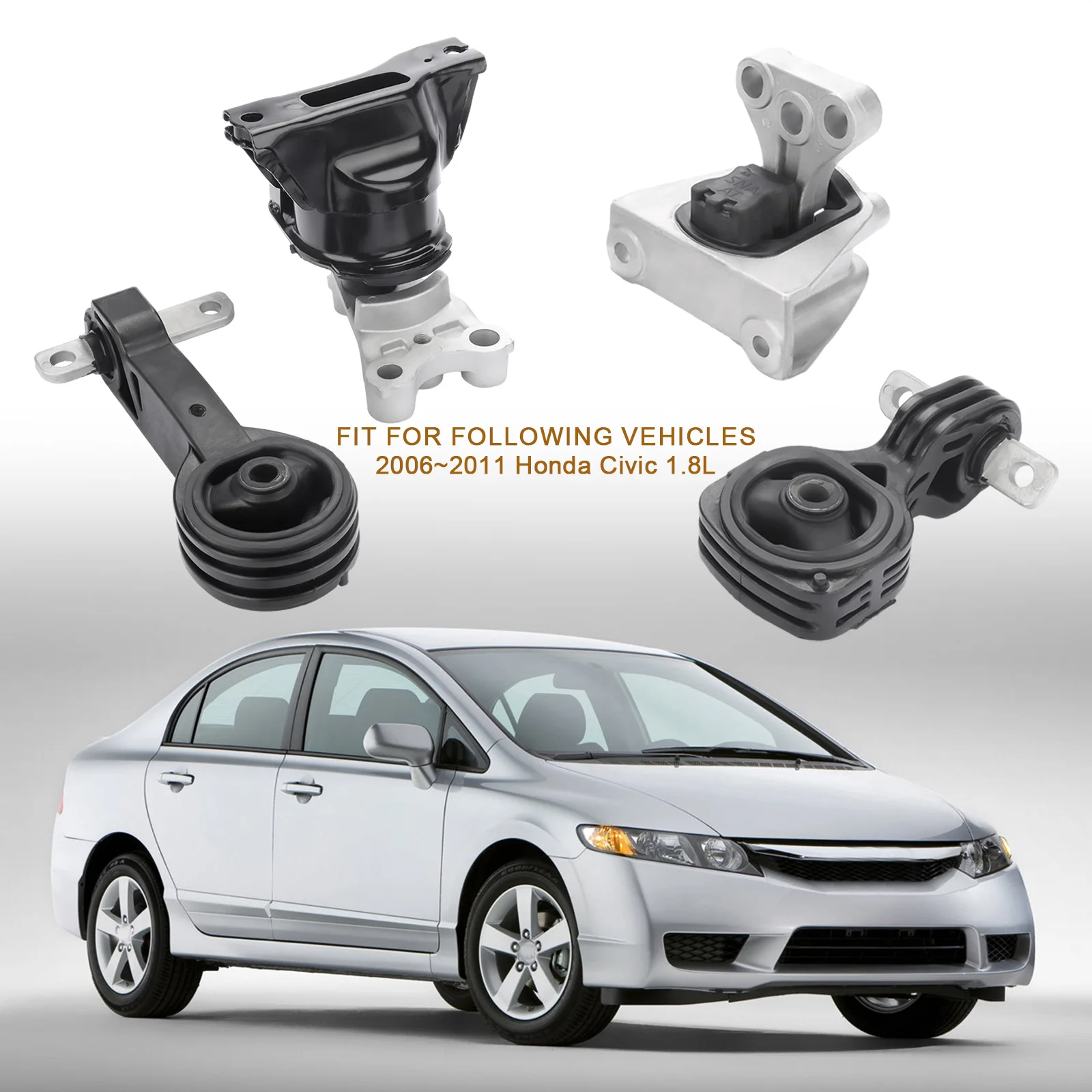 Engine Motor Transmission Mount For Honda Civic 2006 2007 2008 2009 2010 2011 For CIIMO AT/MT 2012 Car Engine Mountings Bracket