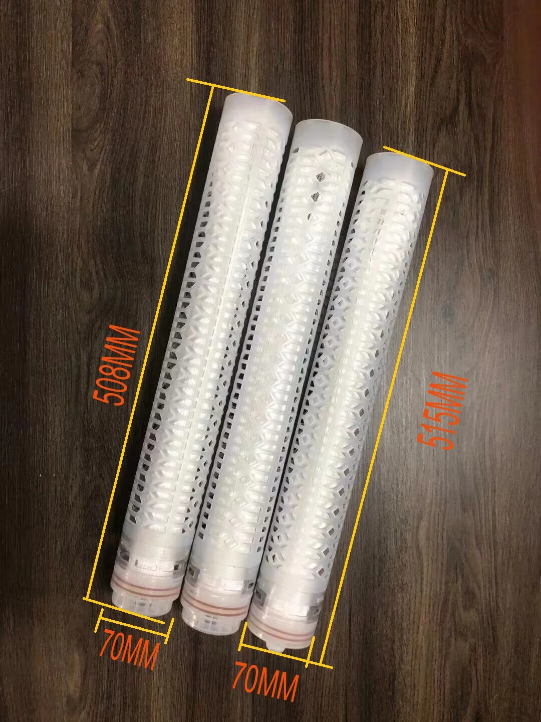 20inch Flat/Plug-in PVDF memebrane replacement/Washable UF Water cartridge with External Pressure 0.01micron Di:75*5108/515mm