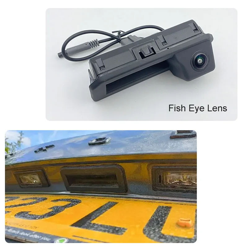 Car Reversing Rear View Camera for Skoda Kamiq 2019 2020 2021 2022 2023 2024 OEM Screen accessories plug & Play  without coding