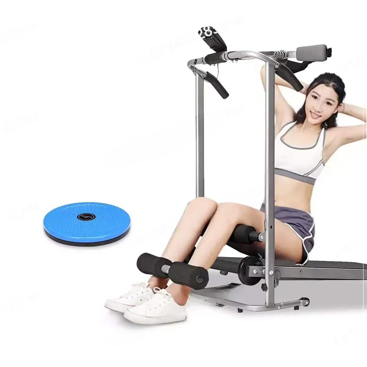 Folding Portable Unpowered Mechanical Treadmill Walking Pad for Home Gym Indoor Fitness Exercise