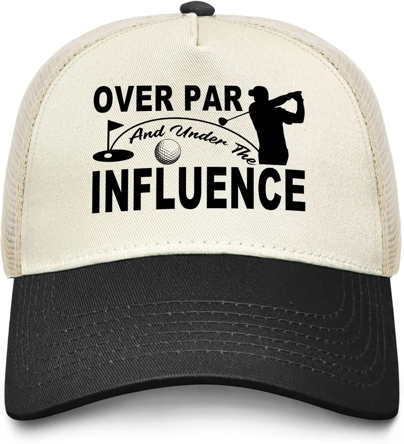 

Over Par and Under The Influence Hat Golfer Gifts for Men for Men Golf Birthday Gifts for Mens