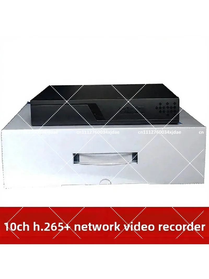 10-Channel 4K H.265 Network Video Recorder 1-Bay NVR HDMI 4K Output Mini 1U for Security Systems