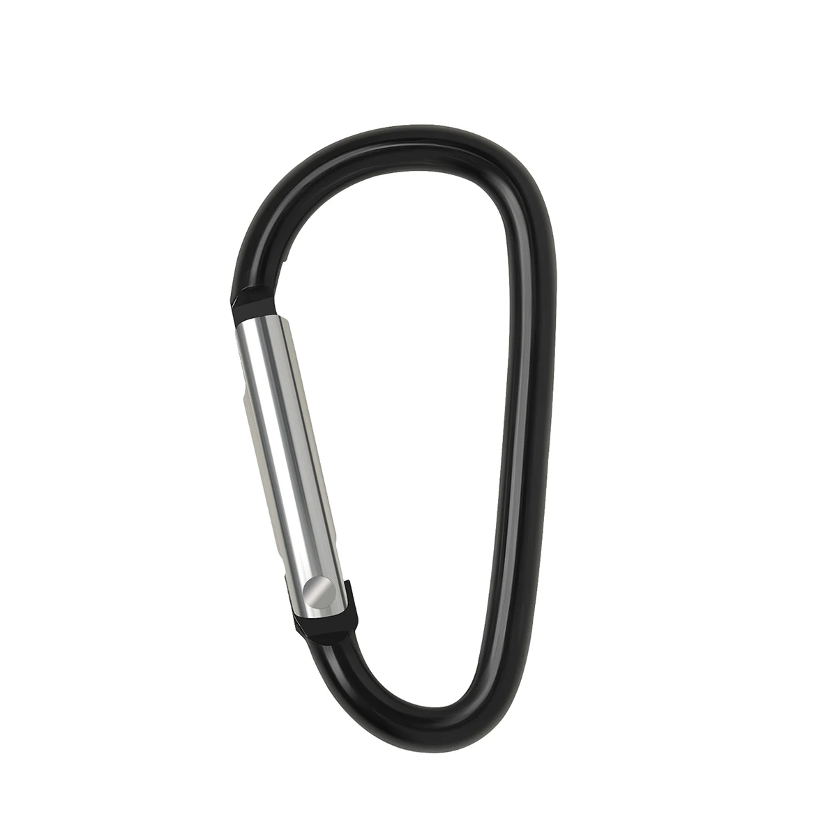 5/10/50/100pcs Carabiner Keychain D-ring Buckle Spring Alluminum Carabiner Snap Hook Clip Keychains Outdoor Camping Hiking