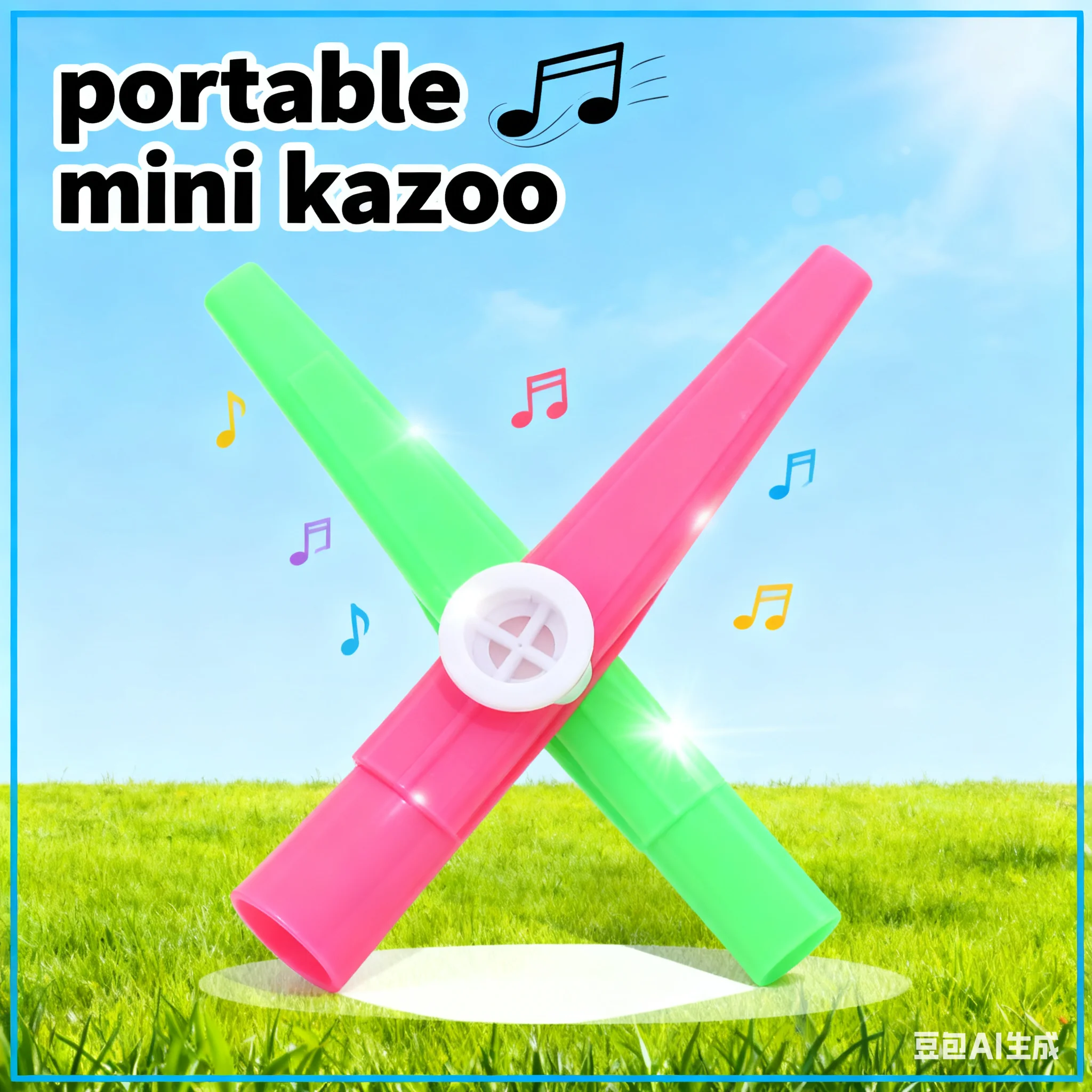 

24Pcs Assorted Colors Kazoos Simple Design Plastic Wind Instrument for Beginners Humming Sound Amplifier Kazoo for Family Music