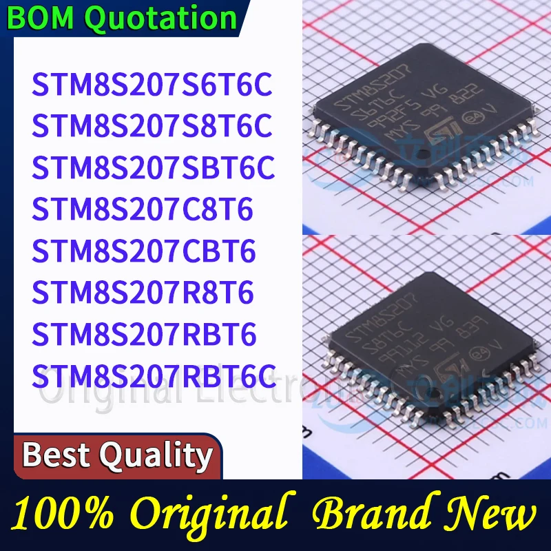 

STM8S207S6T6C STM8S207S8T6C STM8S207SBT6C STM8S207C8T6 STM8S207CBT6 STM8S207R8T6 STM8S207RBT6 STM8S207RBT6C