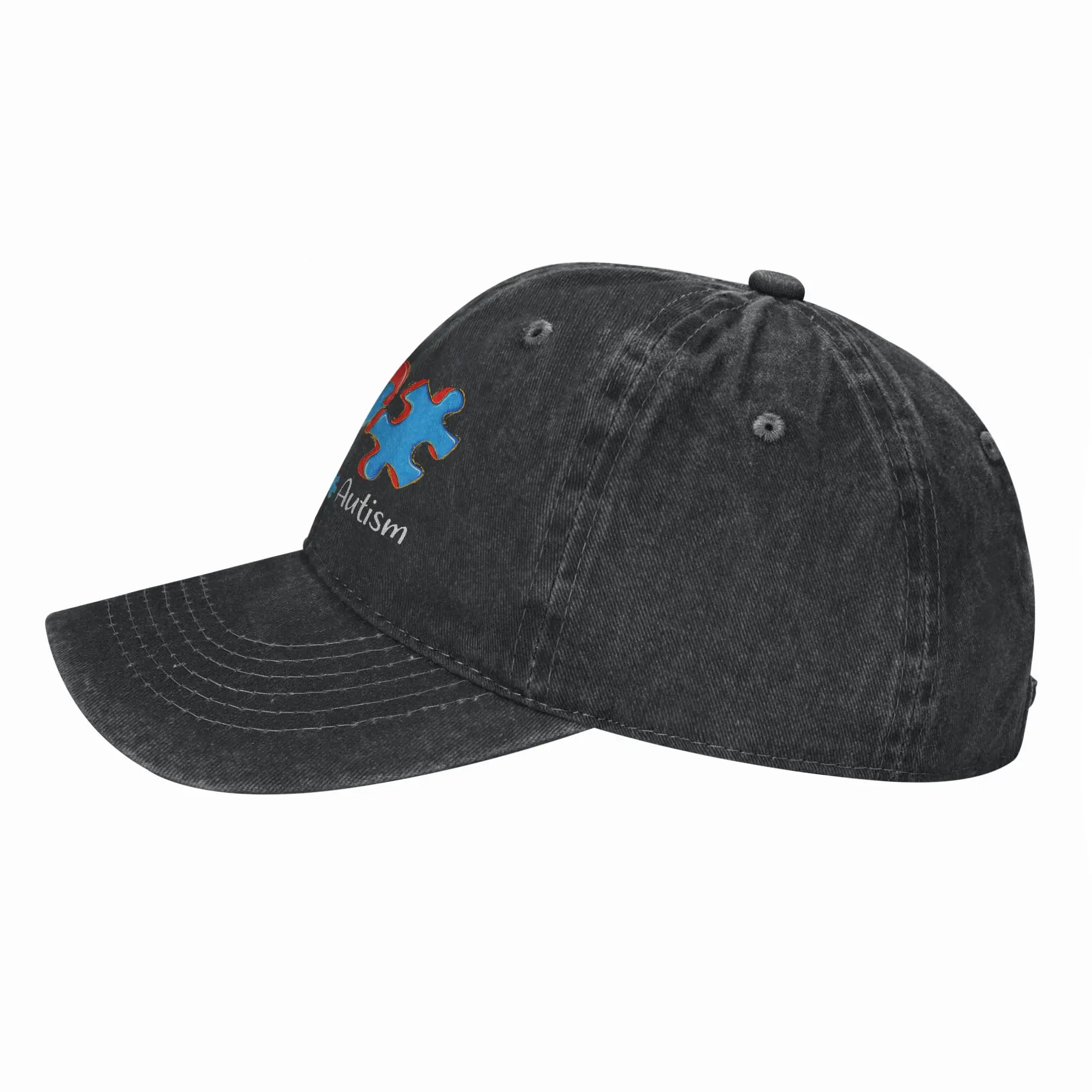 Autism Awareness Respect Love Support Sun Baseball Cap y2k Men Women Washed Trucker Hat High Quality Baseball Caps
