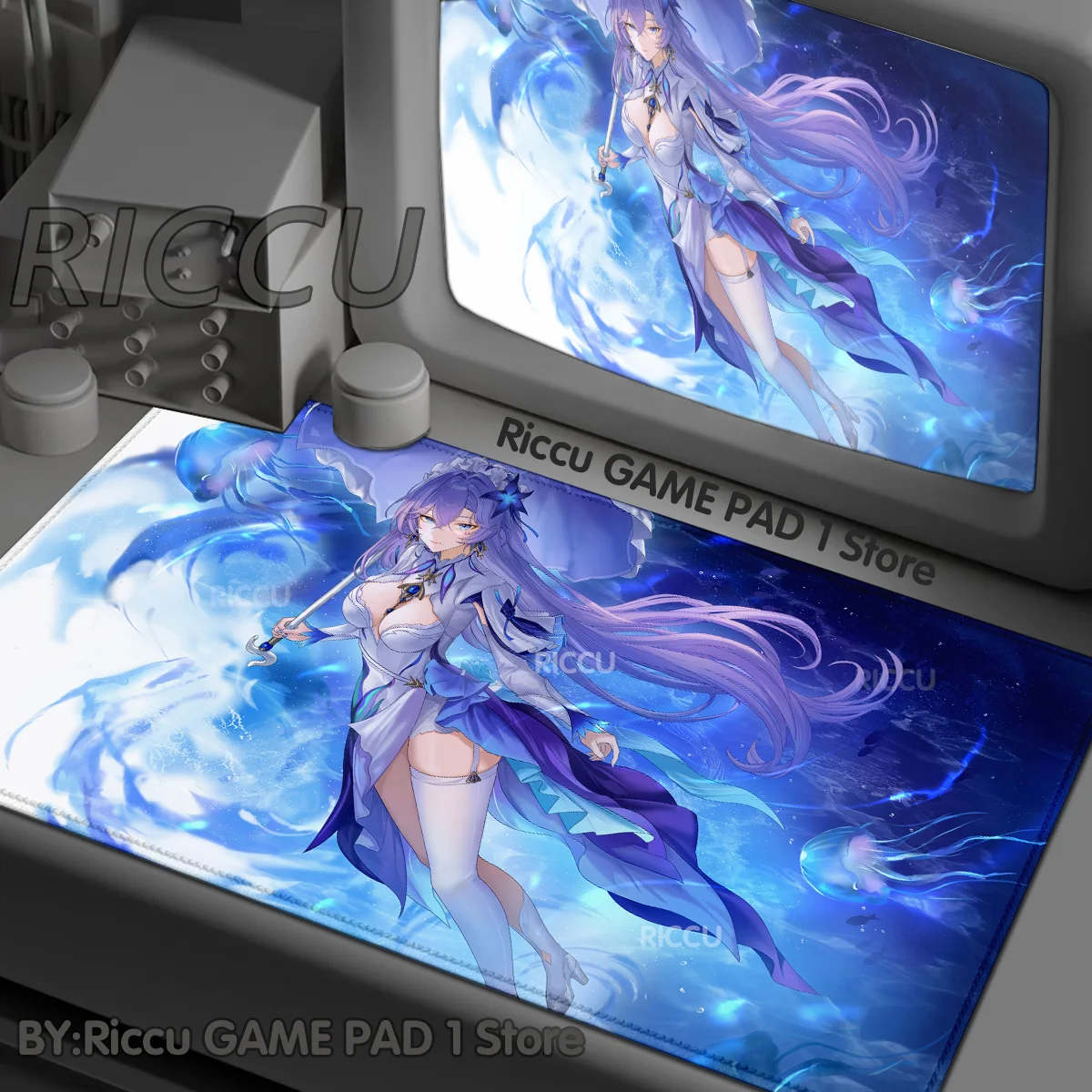 

Wuthering Waves Cantarella Mouse Pad Gaming Accessories Protector Office Laptop Gamer Cabinet Non Slip PC peripherals E-Sports