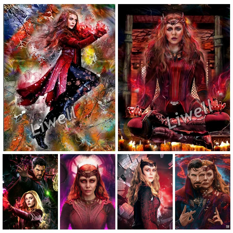 

Алмазная картина «Мстители, алмазная ведьма»