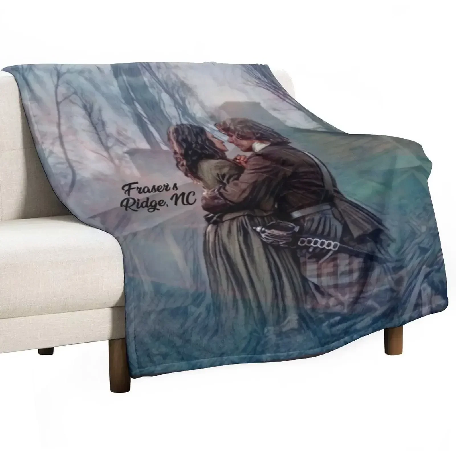 Frasers Ridge, NC Throw Blanket Giant Sofa Furry Bed covers Blankets