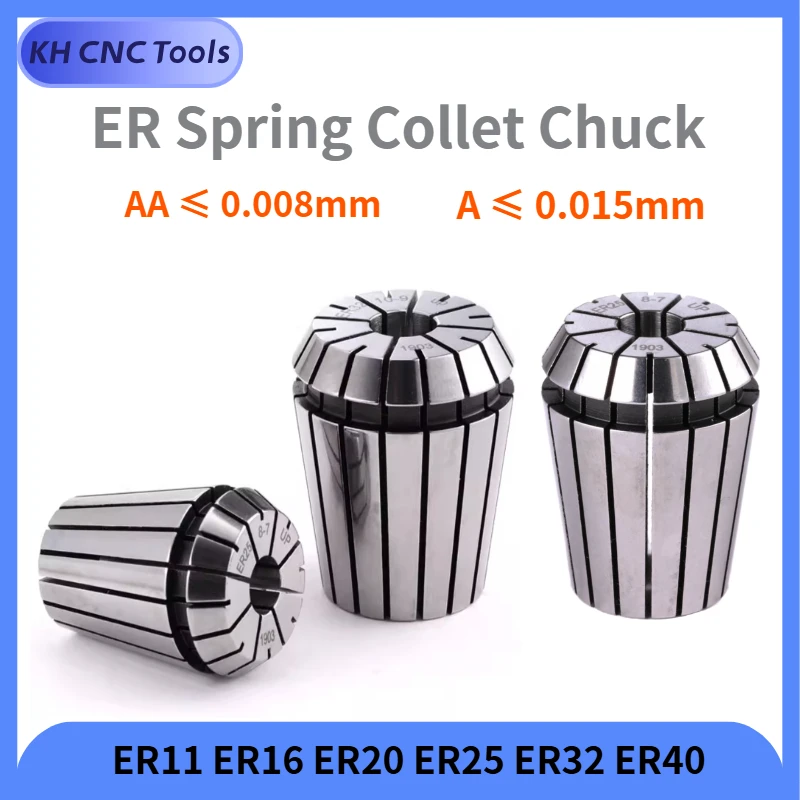 ER11 ER16 ER20 ER25 ER32 ER40 كوليت تشاك آلة الحفر المغزل قاطعة المطحنة آلة خرط تعمل بالتحكم الرقمي بواسطة الحاسوب أداة الحفر كوليت تشاك ER كوليت