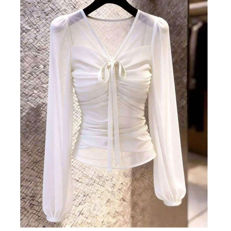 Summer Long Sleeve Lacing Plea - Summer Clothing Trends For Women review and price