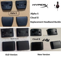 Replacement Headband Plastic Hinge Buckle For HyperX Alpha S Cloud II Gaming Headset Ear Cushion Headband Repair Parts