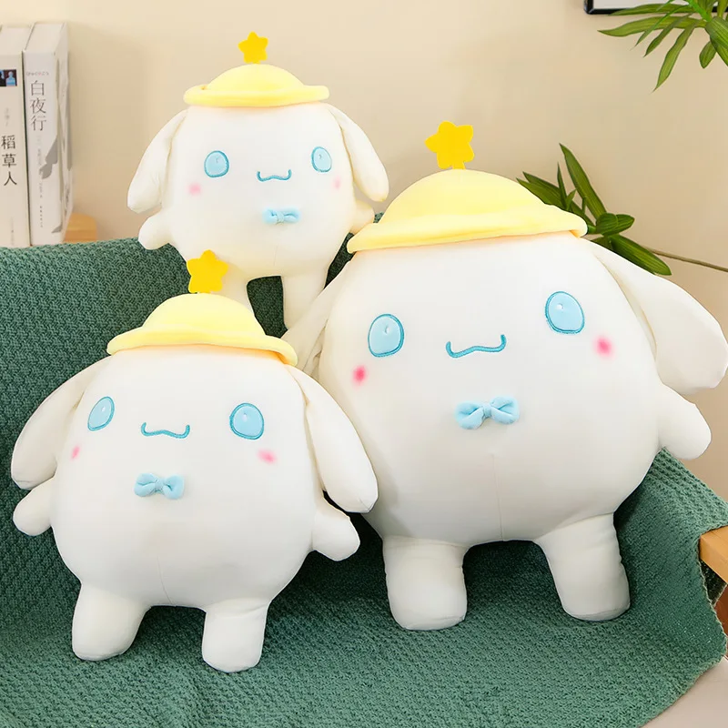 

Игрушка плюшевая кавайная Sanrio Cinnamoroll аниме, подушка для куклы, мультяшное украшение, мягкий плюшевый декор для комнаты, детские подарки, 30/40/50 см