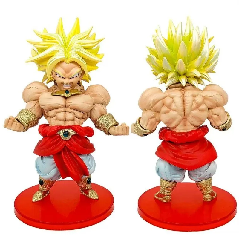 14cm Dragon Ball Broly GK LeaGue WCF Scale Figure Model Ornament Collection Gift