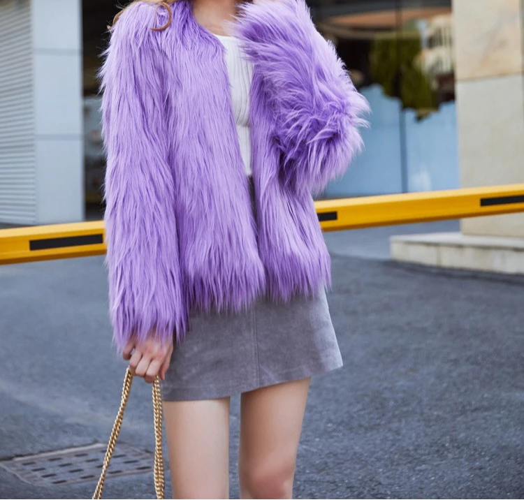 سترة نسائية قصيرة فضفاضة بلون سادة لعام 2025 لخريف وشتاء