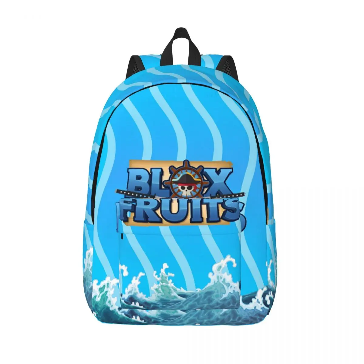 

Игровой рюкзак Blox Fruits для мужчин и женщин, повседневный студенческий рюкзак для пешего туризма, путешествий, сумка на плечо для ноутбука, легкая