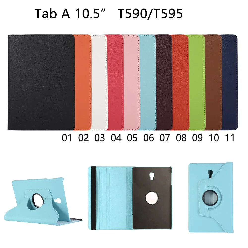 For Samsung Galaxy Tab A A2 10.5 inches SM T590 T595 T597 case Tablet Tab A 2018 10.5  SM-T590 SM-T595 Stand Cover coque