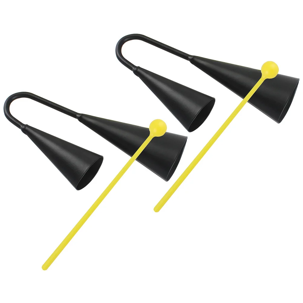 

2Sets Cowbells for Children Noise Makers Rock Country Latin Music Long Lasting Use Cow Bell Metal Cowbell Cowbell Instrument
