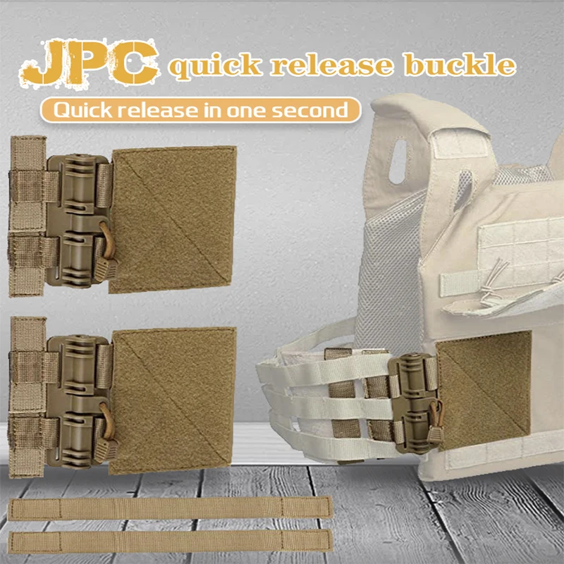 Tactical Military Equipment, Quick Release Button, JPC Vest, Tactical Accessory, Airsoft Equipment, Adjustable Disassembly