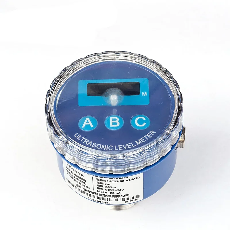 External Industry 1m 5 Meter Split Water Liquid For Generator Fuel Ultrasonic Level Sensor