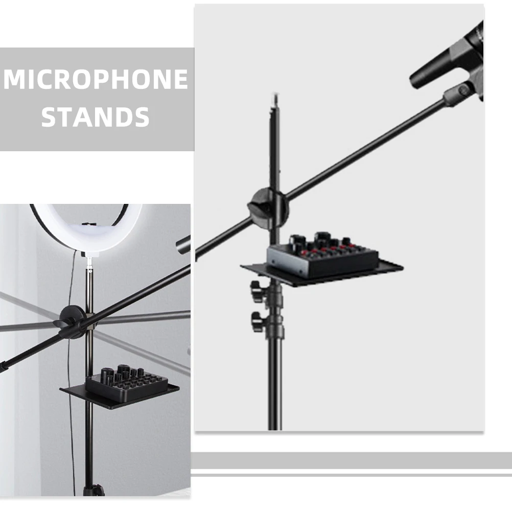 

Metal Boom Pole Mic Stand Extension Handheld Telescopic Adjustable Boom Arm Long Extendable Microphone Arm for Recording