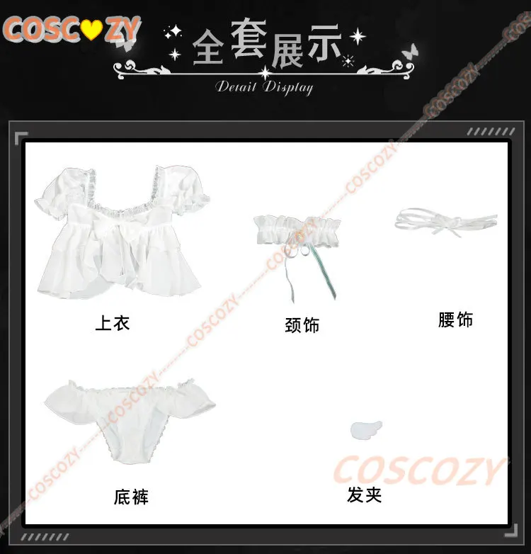 Game NIKKE：The Goddess of Victory Dorothy Cosplay Costume Summer White Swimsuit Shorts Wig Woman Sexy Carnival Bikini Suit view 6