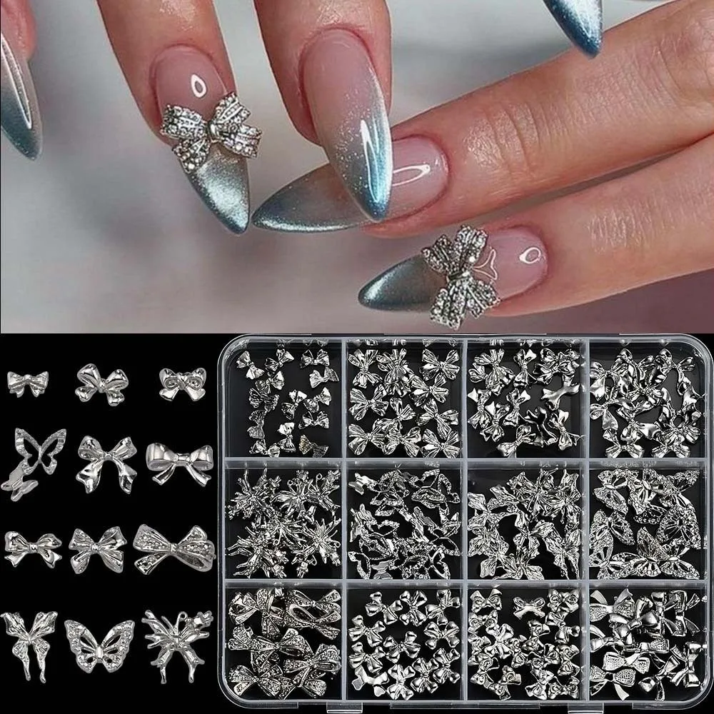 

Manicure Accessories 3D Fingernail Rhinestones Mixed Shape Cherry Nail Glitter Jewelry Shiny Bow DIY Nail Art Decorations Shop