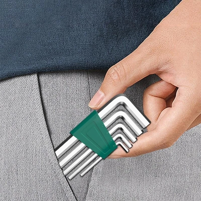 5ASD 8 Piece Rust Resistant Wrench Set Hexagon Spanner Hand Tools Kompatibel Untuk Sepeda Motor Furnitur Kendaraan