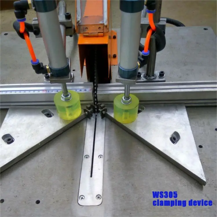 NEWEEK Factory Price Door Window Frame 45 and 90 Degree Aluminum Corner Wood Cutting Angle Cutter Machine