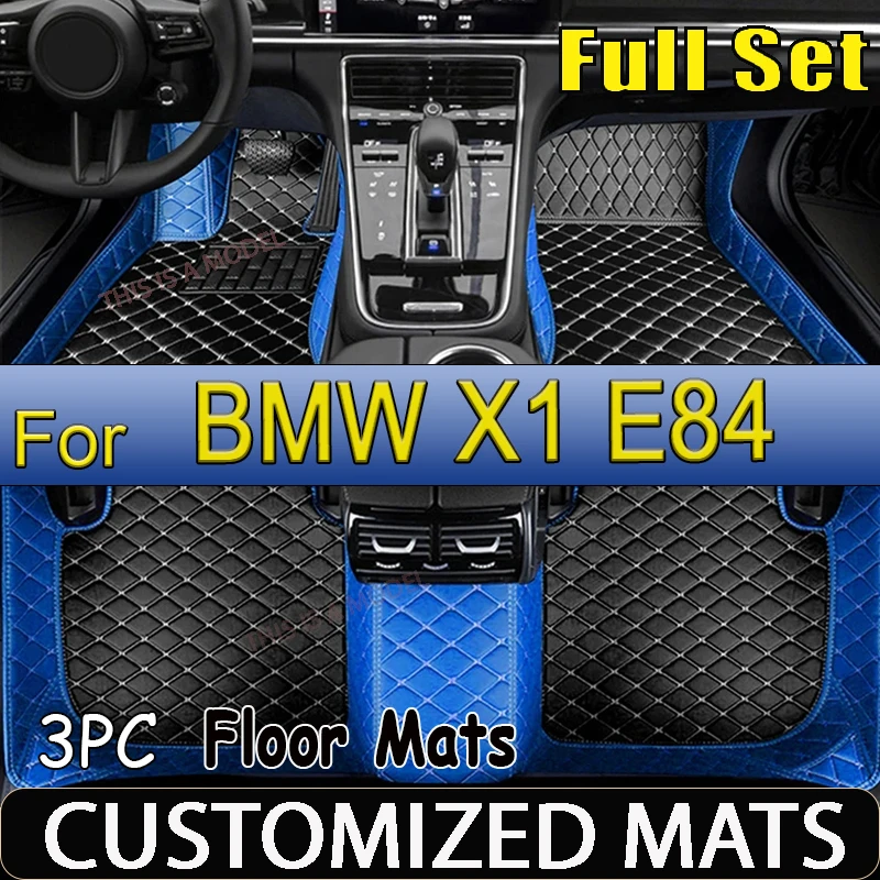 

Автомобильные коврики для BMW X1 E84 2010 2011 2012 2013 2014, пользовательские автомобильные подушечки для ног, автомобильный ковер